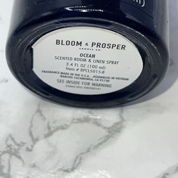 BLOOM & PROSPER B&P Ocean Scented Room & Linen Spray-3.4 Fl oz New!! - Picture 3 of 4